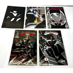 Shadowhawk II #1 to 3 and III #1 to 2 Image Comics Book Lot 1993 Modern Age NM